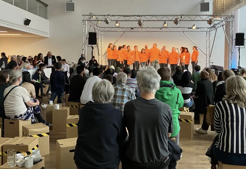 TakeFour beim Weltfest im Pfalzbau   Chor TakeFour Ludwigshafen
