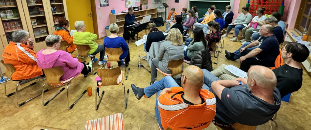 Musikalisches Trainingslager im Grünen   Chor TakeFour Ludwigshafen