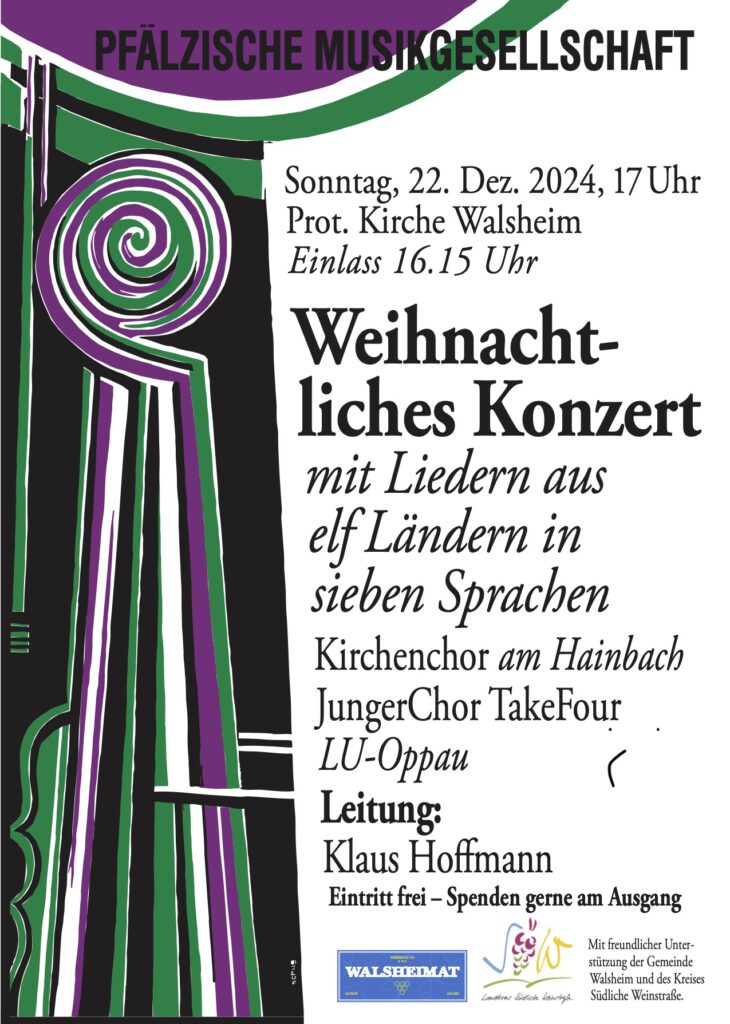 Konzert in Walsheim am 3. Advent